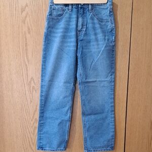 Old Navy Girls High-Rise Slouchy Straight Blue Jeans